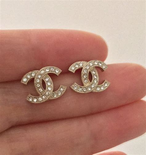 how big are chanel mini cc earrings|Collection Earrings .